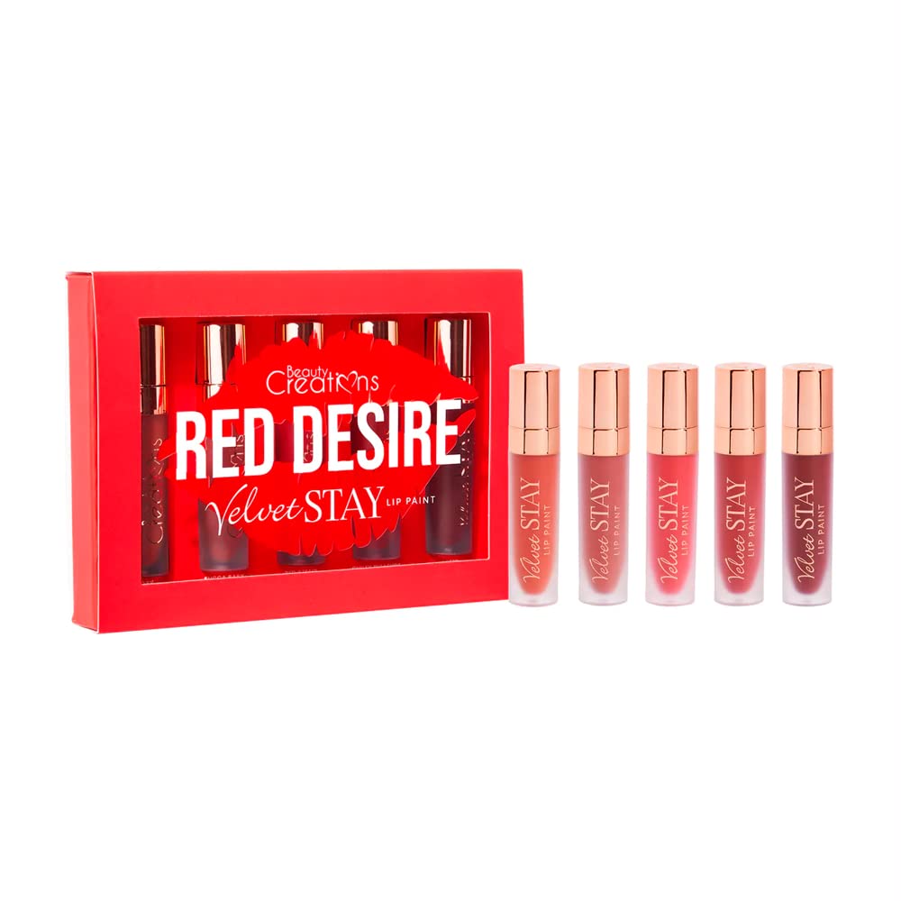 Red Desire velvet stay lip