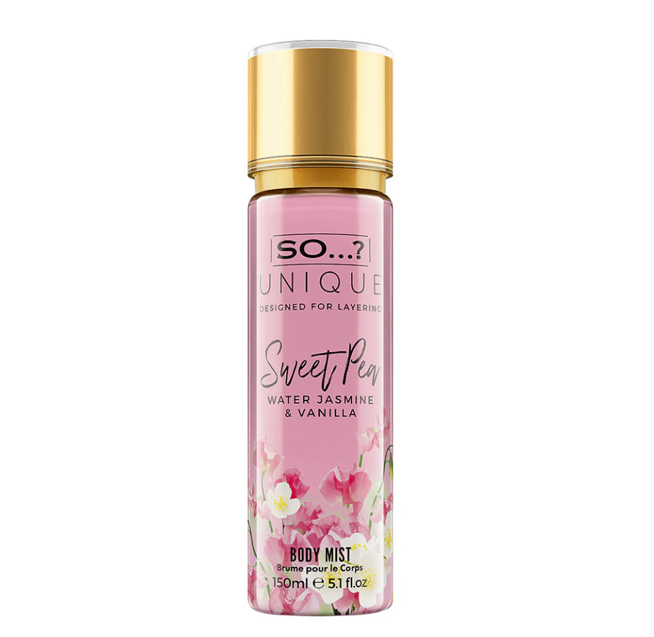 SO…? Unique Sweet Pea Body Mist