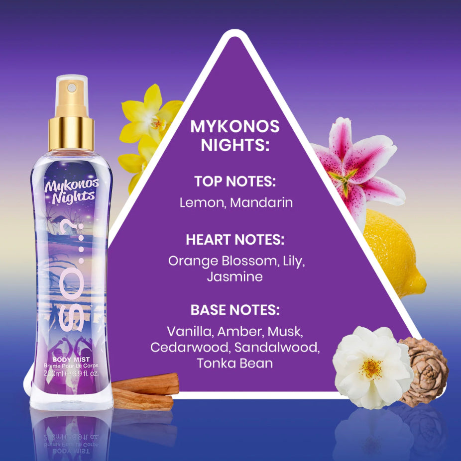 SO…? Mykonos Nights Body Mist 200ml