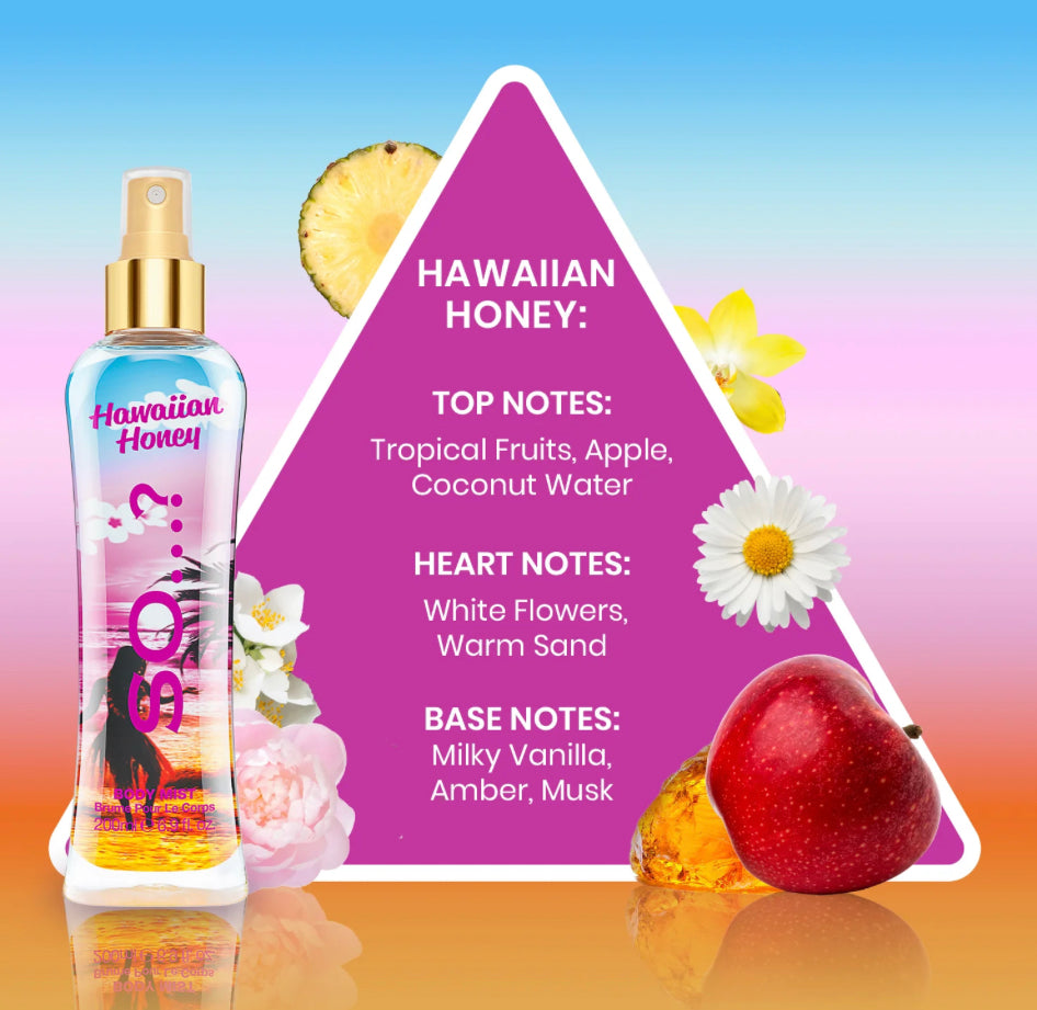 SO...? Hawaiian Honey Body Mist 200ml