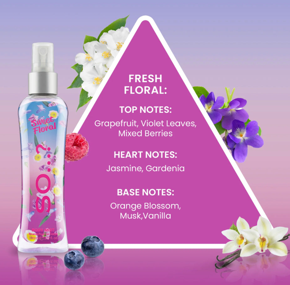 SO…? Sweet Floral Body Mist 100ml