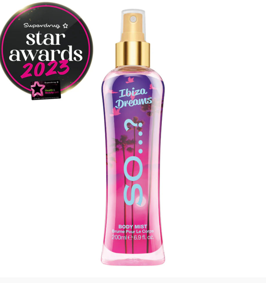 SO…? Ibiza Dreams Body Mist 200ml