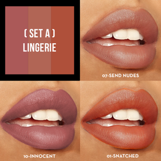 Sexy Trio Satin Lipstick Sets